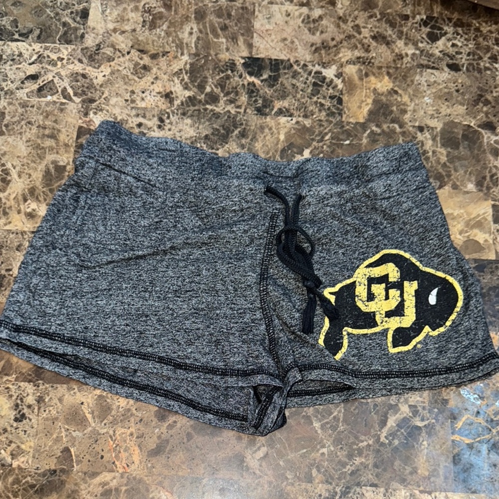 CU Buffs Women's Athletic Shorts - Gray
